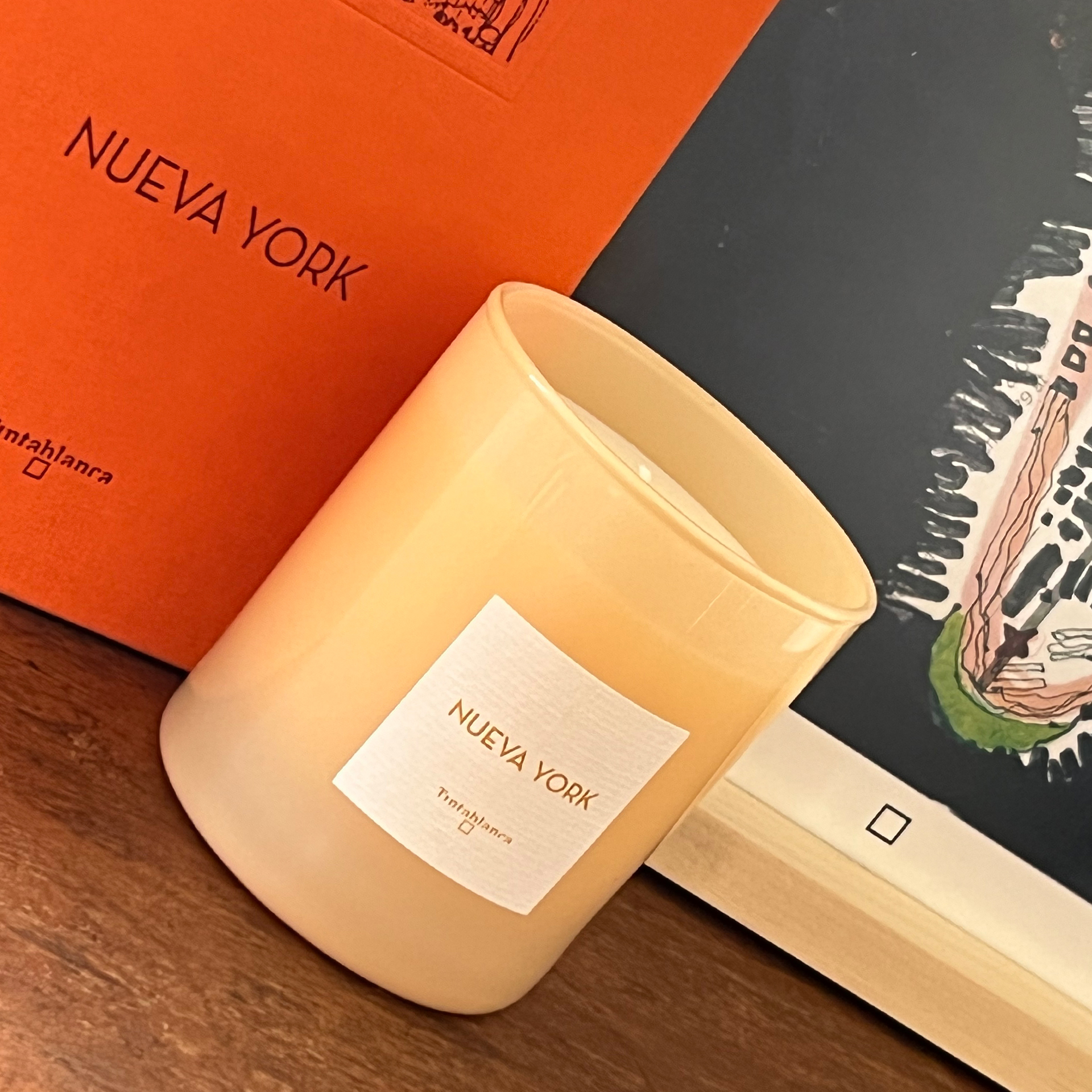 Vela perfumada NUEVA YORK - Tintablanca
